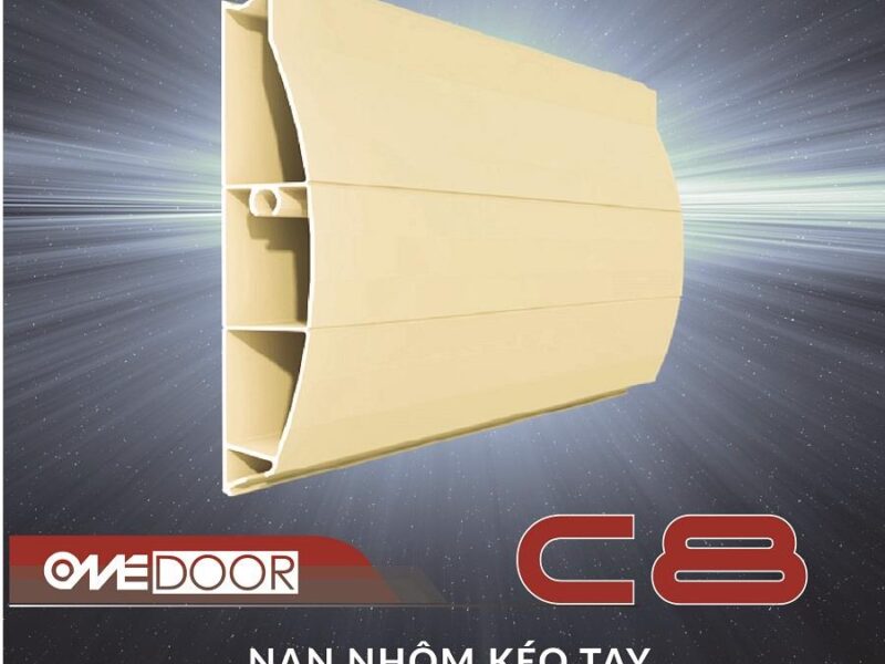 Cửa cuốn nan nhôm kéo tay Onedoor C8